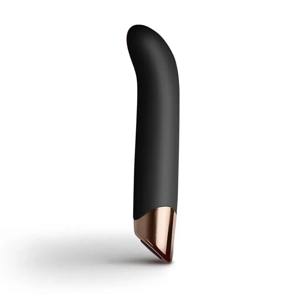 Rocks Off Chaiamo – Black, G-Spot Vibrator, Ergonomic Angled Tip, 10 Vibration Settings