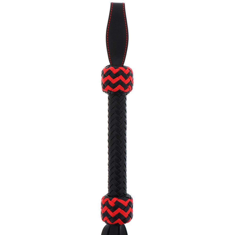 Hidden Desire Masters Cat-o-Nine Whip – Real Leather, Studded Tails, 62cm