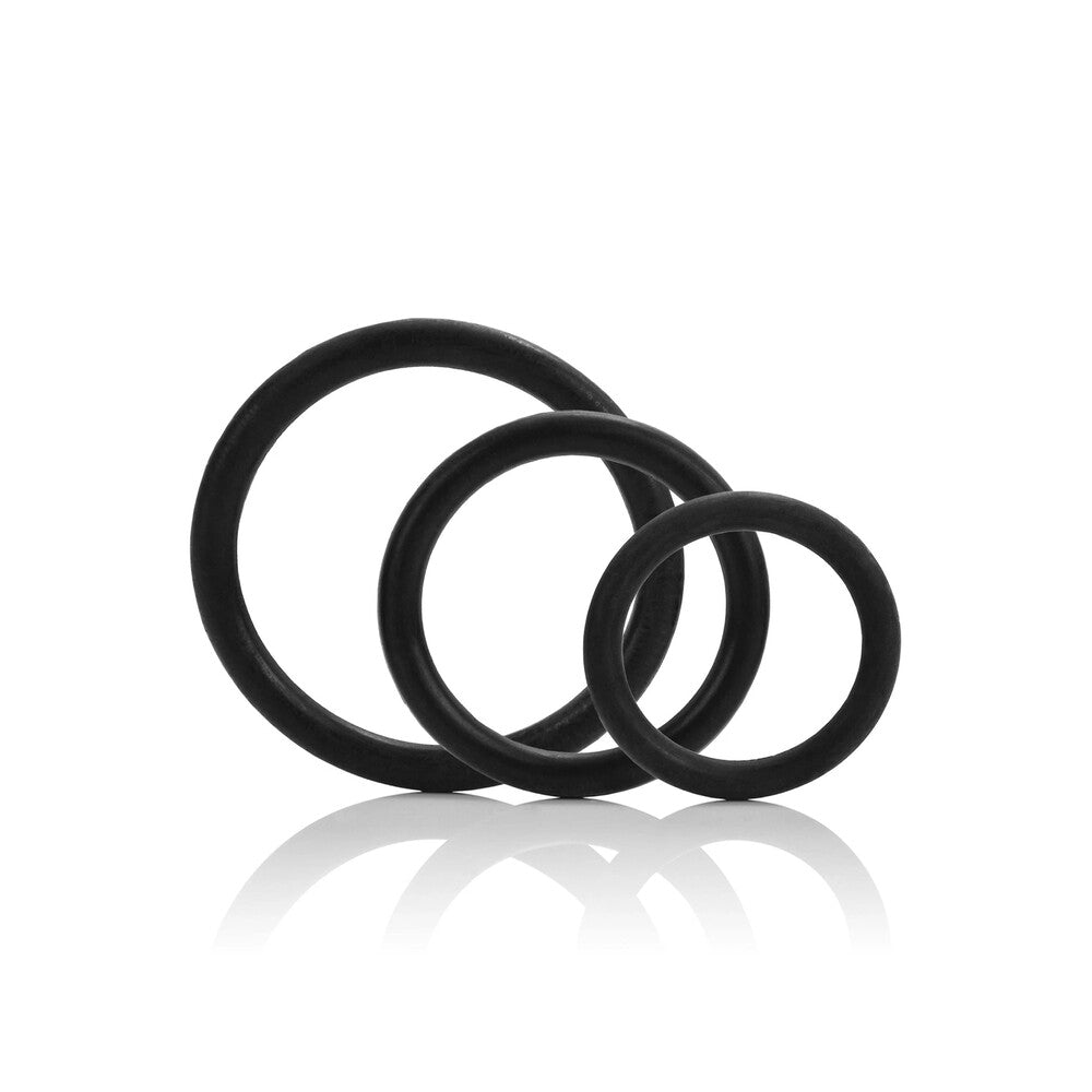 CalExotics TriRings Set - Stretchy Erection Rings for Stronger, Longer Performance (1.75in, 2in, 2.5in)