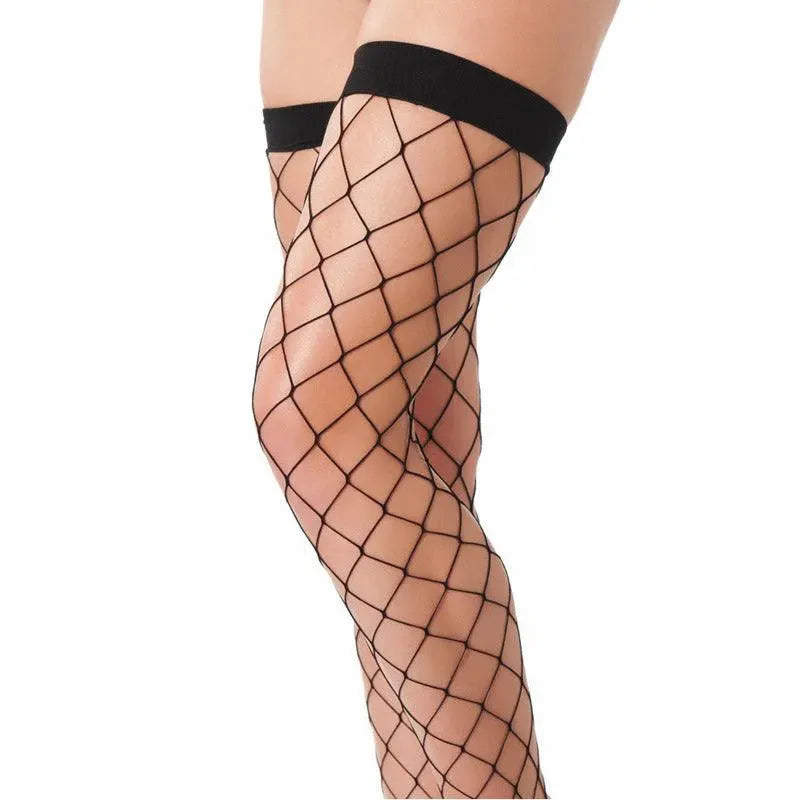 Black Fishnet Stockings - Rapture Works