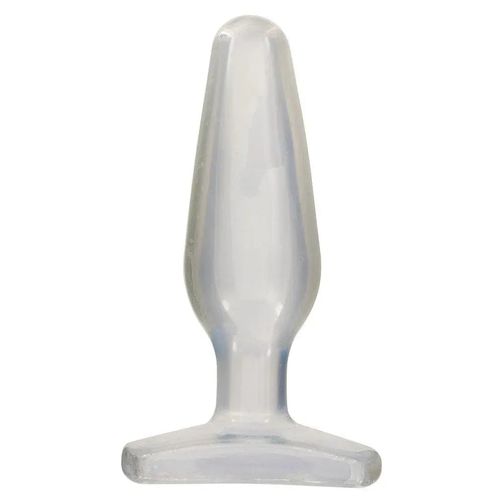 Crystal Jellies Medium Butt Plug Clear - Rapture Works
