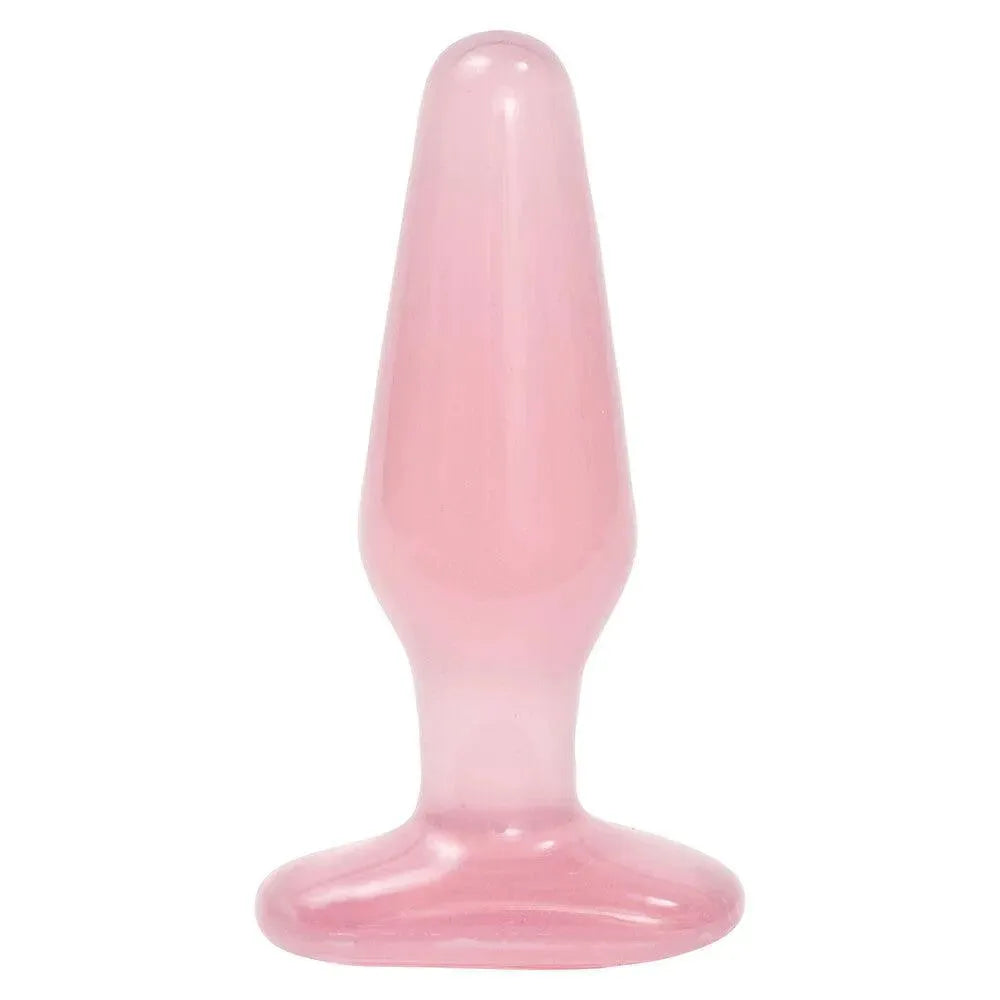 Crystal Jellies Medium Butt Plug Pink - Rapture Works