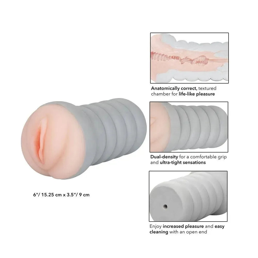 Gripper Ribbed Tight Pussy Flesh Masturbator - Rapture Works