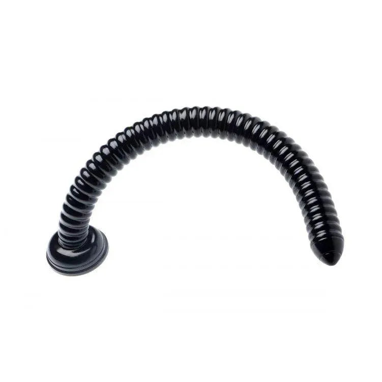 Hosed 19 Inch Ribbed Anal Snake Dildo - Rapture Works