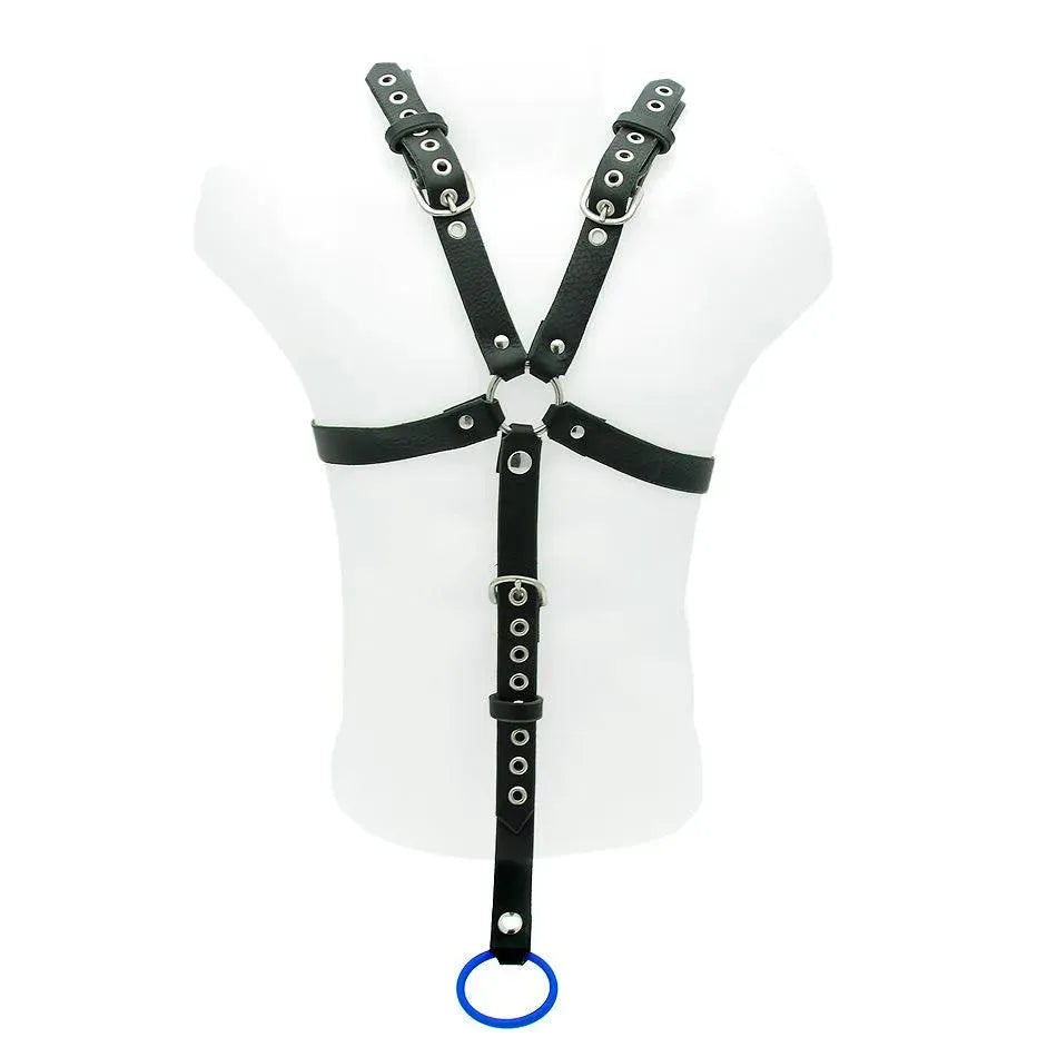 House Of Eros 1 Inch Male Harness And Cock Strap - Rapture Works