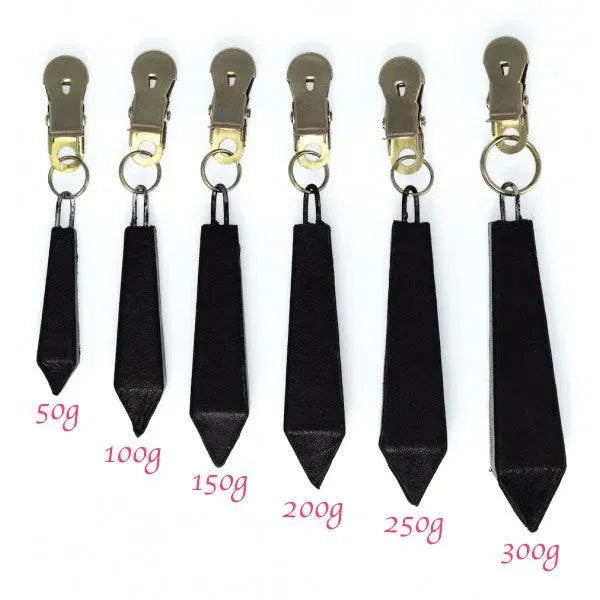 Long Nipple Clamps With Weight 250g - Rapture Works