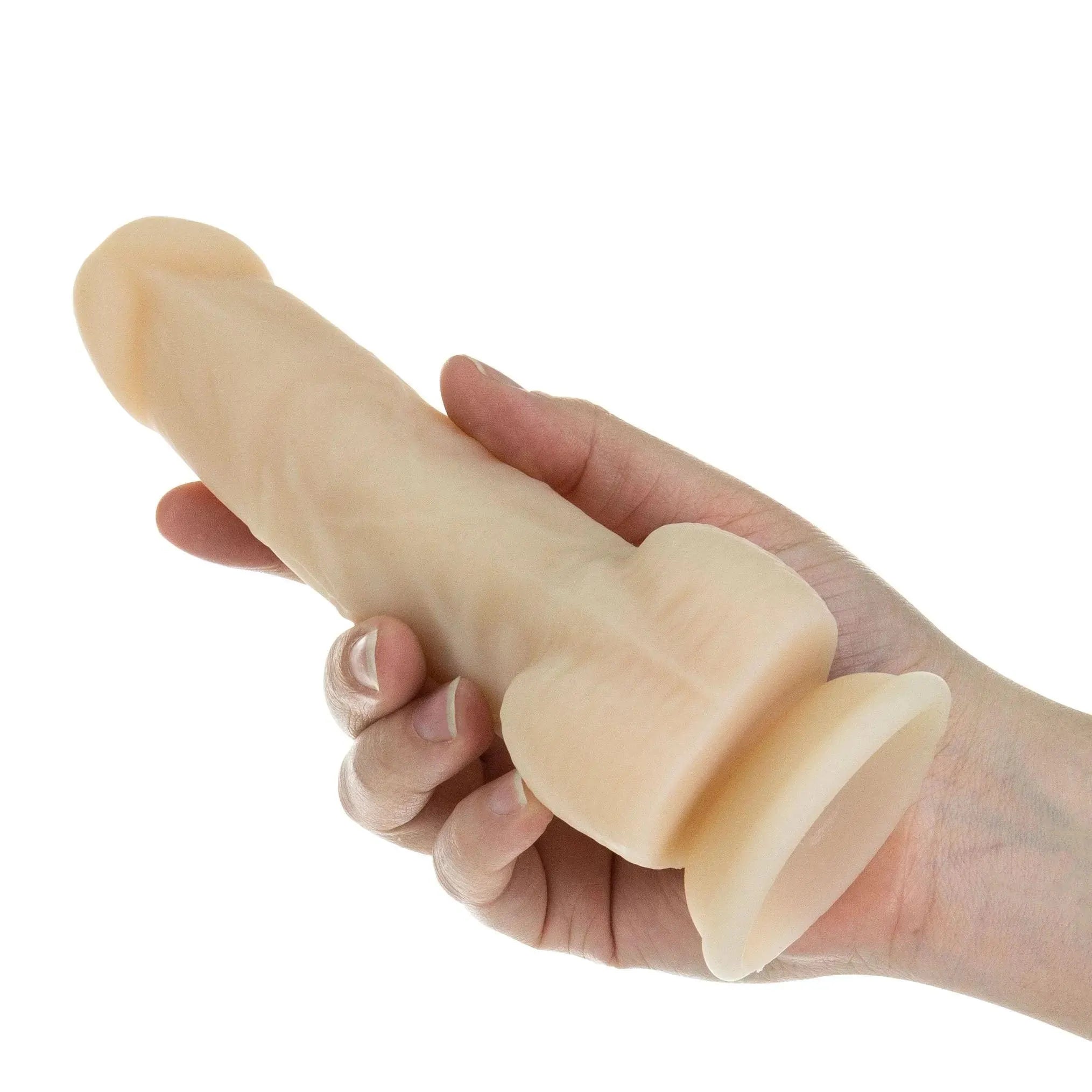 Naked Addiction 7 Inch Rotating and Vibrating Dong - Rapture Works
