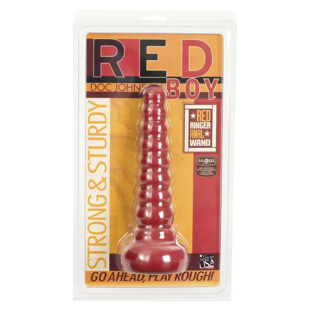 Red Boy Anal Wand Butt Plug - Rapture Works