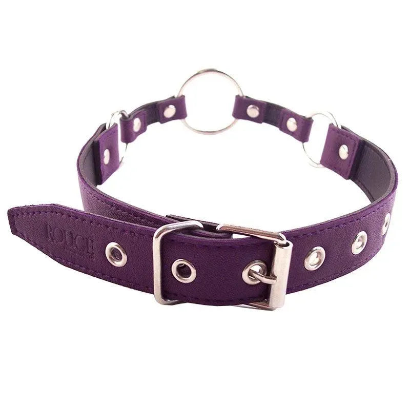 Rouge Garments O Ring Gag Purple - Rapture Works