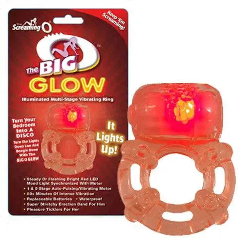 Screaming O The Big O Glow Vibrating Cock Ring - Rapture Works