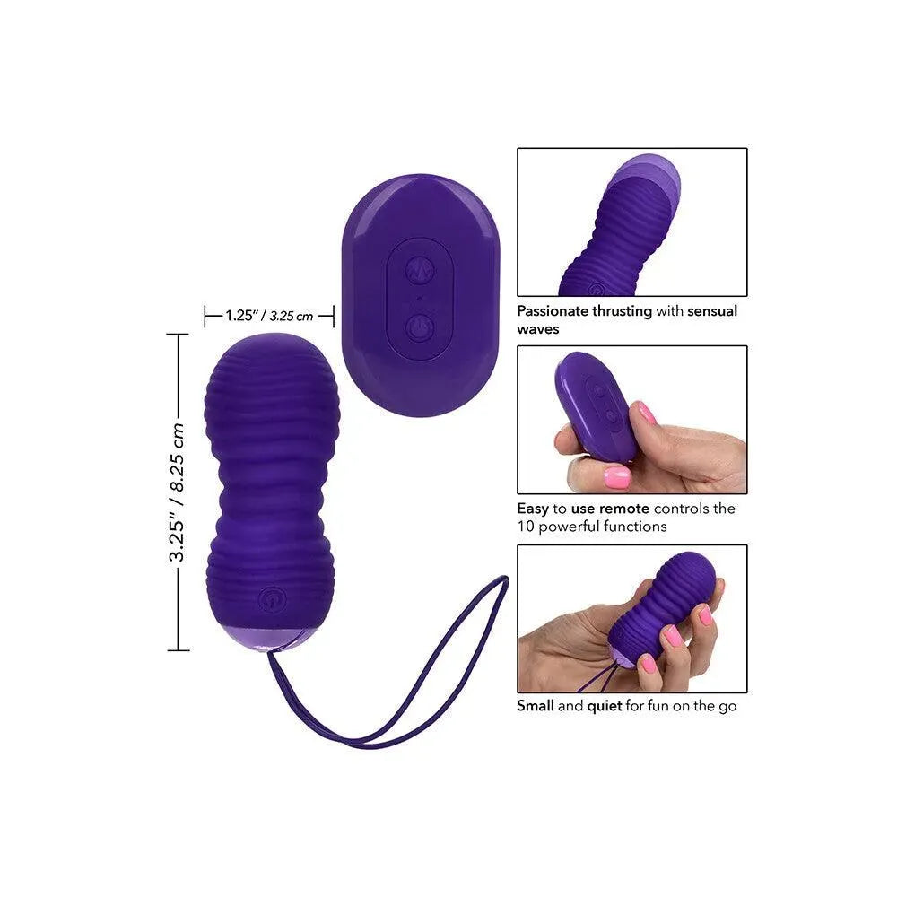Slay THRUSTME Remote Control Ribbed Bullet - Rapture Works