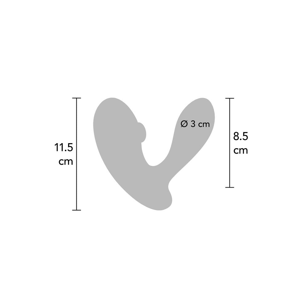 XOCOON DuoVibe II – Tapping &amp; G-Spot Stimulator with 9 Functions, USB Rechargeable, Waterproof, Green