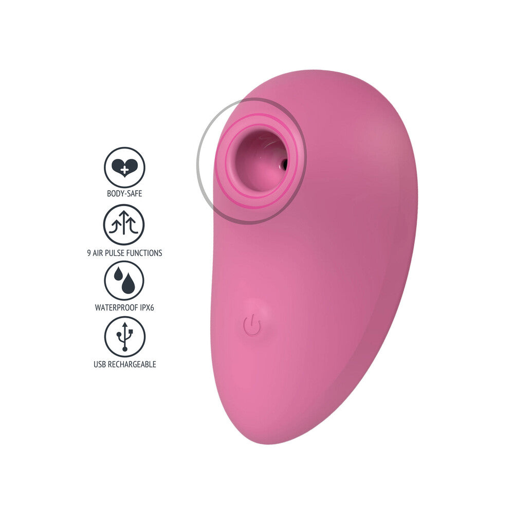 XOCOON Zen Air Stimulator – Compact Clitoral Toy with Patented AirWave Technology, Pink, USB Rechargeable