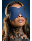 TABOOM Silicone Blindfold - Adjustable Blue Mask for Sensory Play and Teasing Adventures