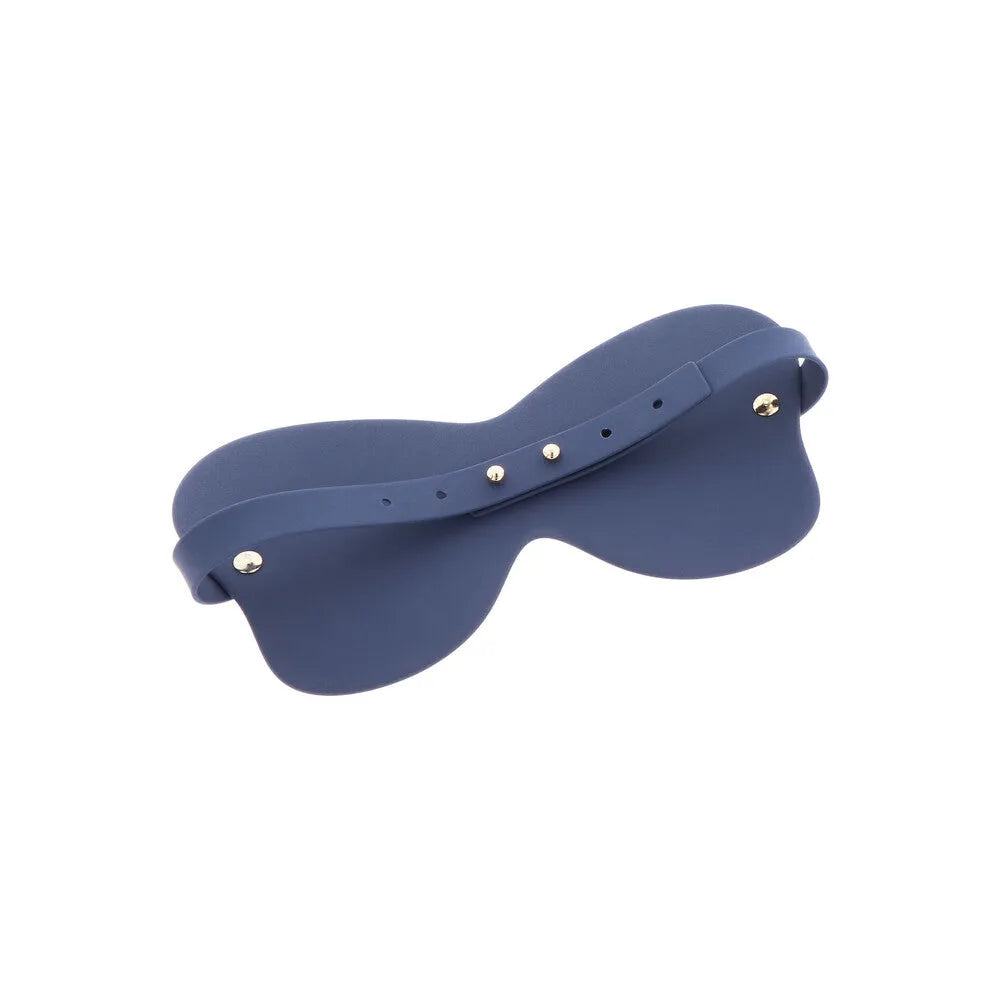 TABOOM Silicone Blindfold - Adjustable Blue Mask for Sensory Play and Teasing Adventures