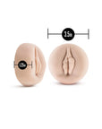 Performance Vagina Pump Sleeve – Realistic Feel, Soft & Stretchy Fit for 2.75" to 3.25" Cylinders, Flesh Pink