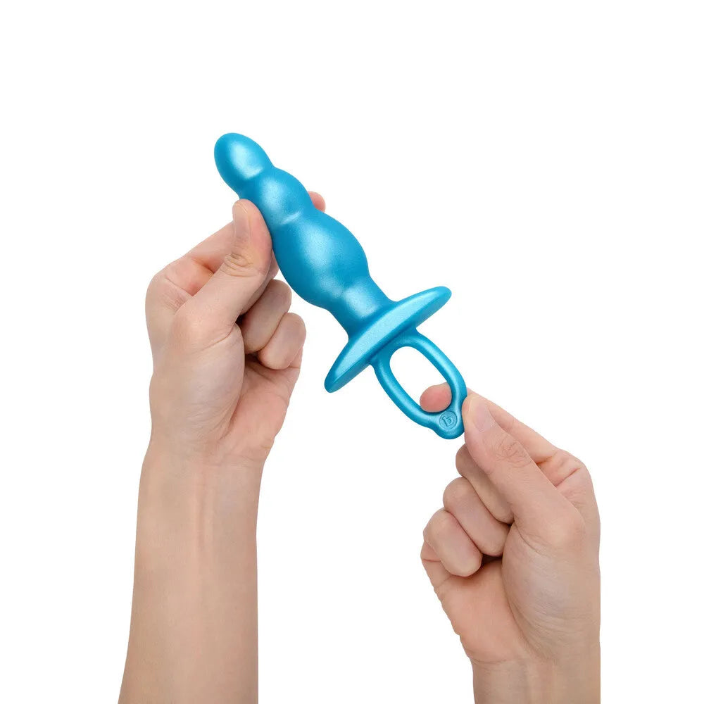 Bswish B-Vibe Bounce Plug – Silicone Anal Plug with Flexible Neck &amp; Dual Bulb Design, Waterproof