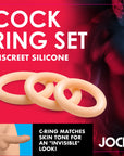 Jock Discreet Silicone Cock Ring Set