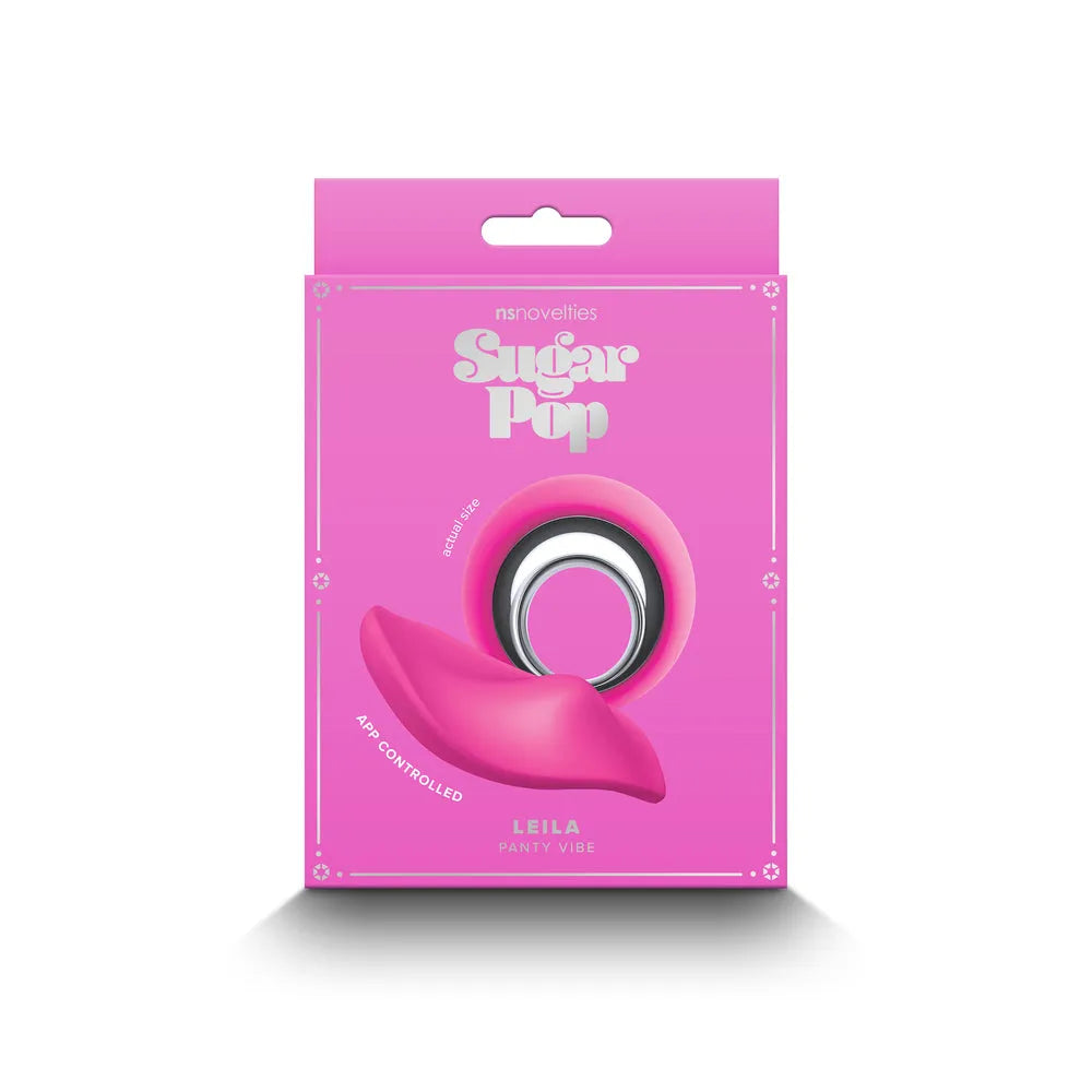 Sugar Pop Leila Panty Vibrator - Remote &amp; App-Controlled, 9 Functions, Water-Resistant