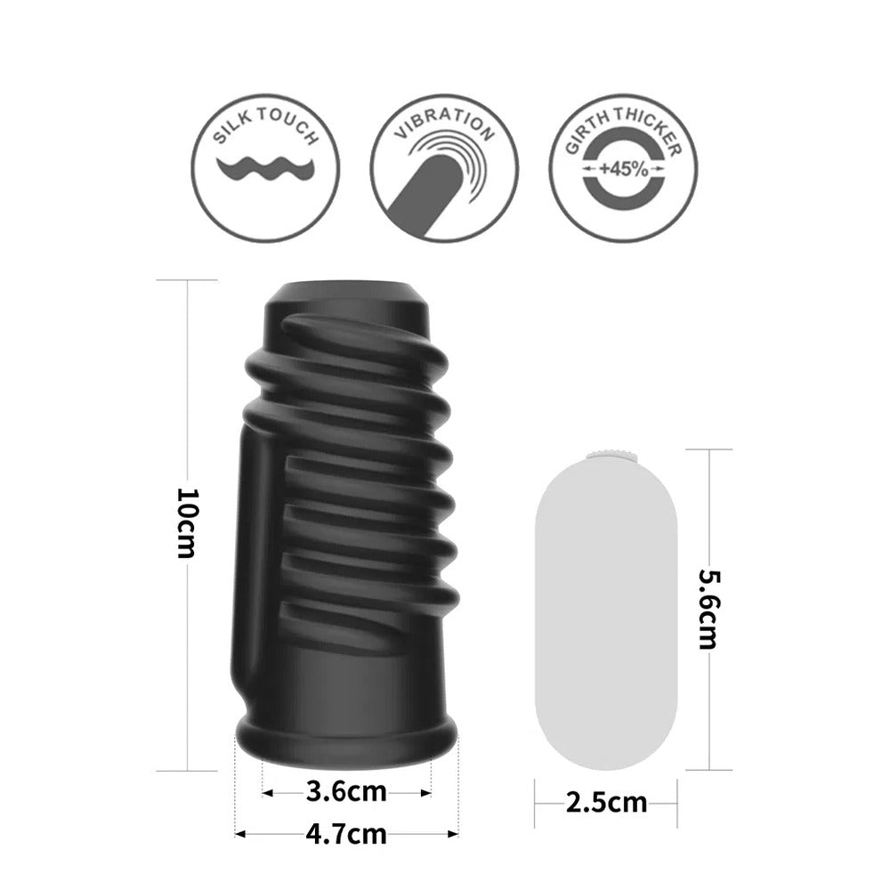 Lovetoy Spiral Vibrating Penis Sleeve