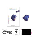 Love to Love Kisscool Iridescent Indigo - Finger Vibrator with 10 Modes for Customized Stimulation