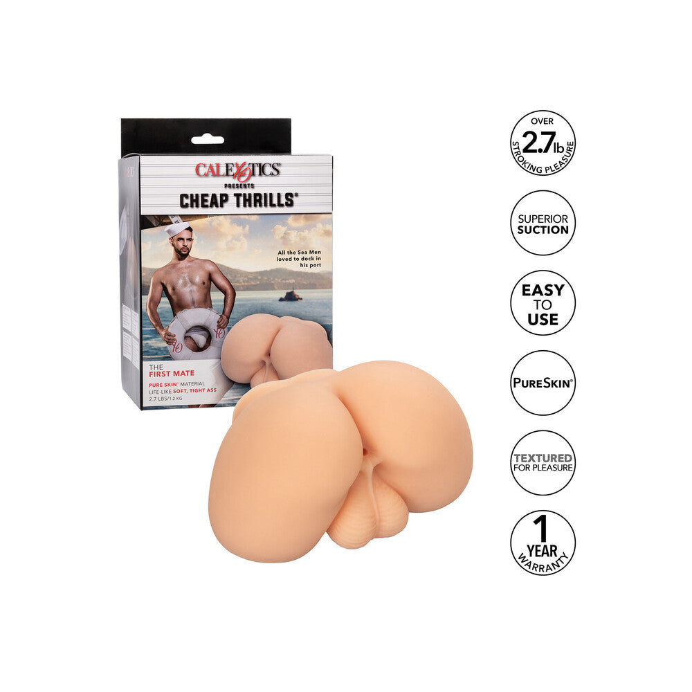 CalExotics Cheap Thrills The First Mate - Life-Size Stroker with Realistic Balls