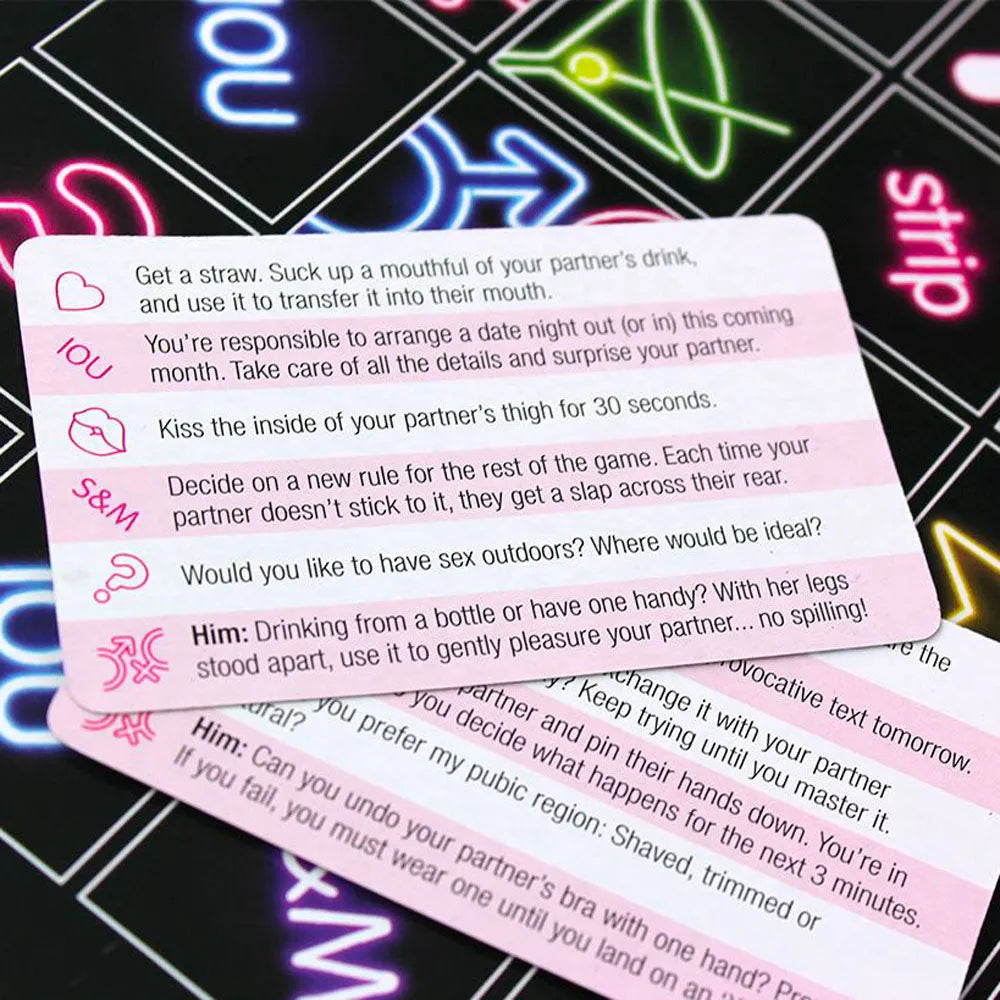 Sex Marks The Spot - Erotic Board Game with 180 Sexy Challenges, Forfeits &amp; Cards