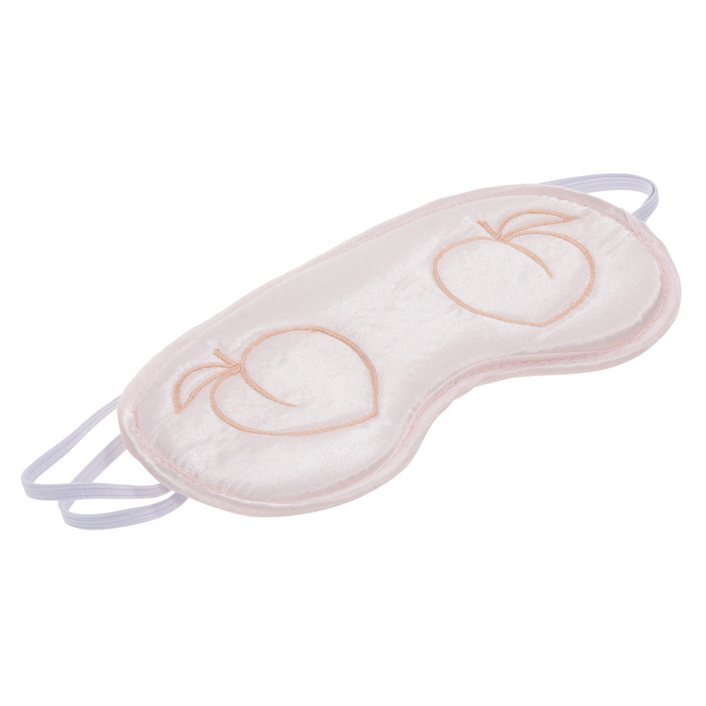 Peaches &#39;n CreaMe Satin Blindfold - Comfortable Fit with Dual Elastic Bands &amp; Padded Design