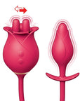 ClitTastic Tulip Finger Massager Pleasure Plug Set - Red - Rapture Works