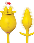 ClitTastic Tulip Finger Massager Pleasure Plug Set - Yellow - Rapture Works