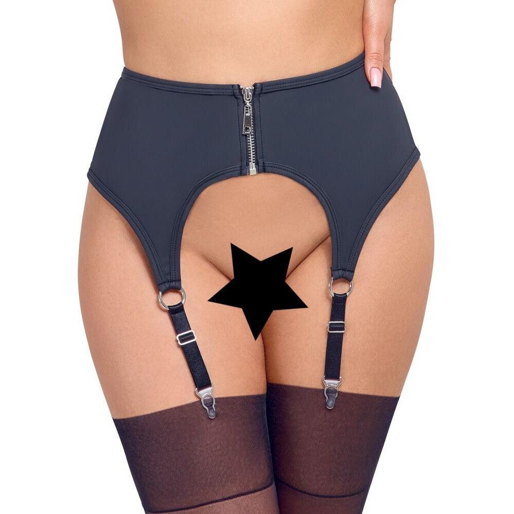 Cottelli Zip Suspender Belt - Raptureworks