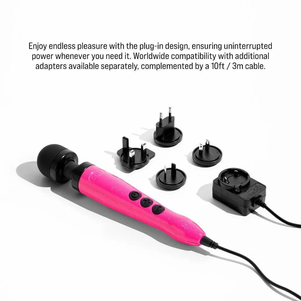 Doxy Die Cast Wand Massager 3 HOT PINK - Rapture Works