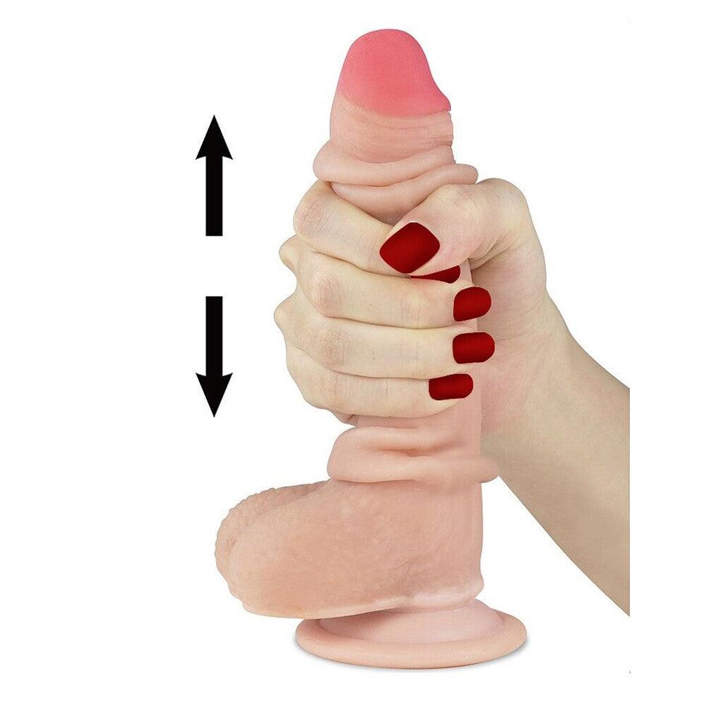 Lovetoy Sliding Skin Dildo 7 Inch - Raptureworks