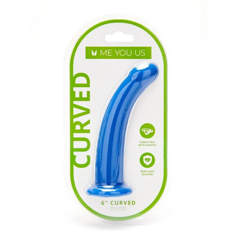 Me You Us 6 Inch Curved Silicone Dildo - Rapture Works