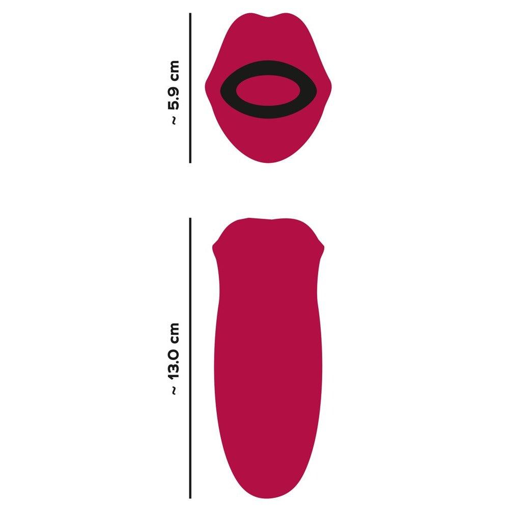 Oral Fun Moving Lips Tongue Vibrator - Raptureworks