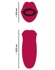 Oral Fun Moving Lips Tongue Vibrator - Raptureworks