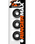 Oxballs Ringer Max Cockring 3 Pack Black - Raptureworks