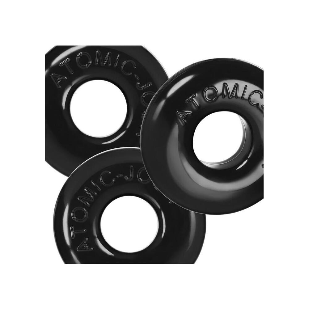 Oxballs Ringer Max Cockring 3 Pack Black - Raptureworks