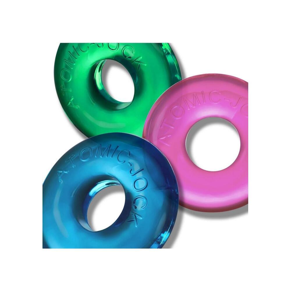 Oxballs Ringer Max Cockring 3 Pack Coloured - Raptureworks