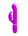 Pretty Love Coale Rechargeable Rabbit Vibrator - Raptureworks