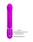 Pretty Love Coale Rechargeable Rabbit Vibrator - Raptureworks