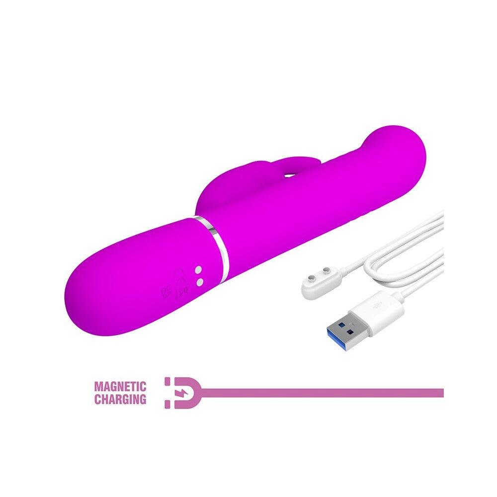 Pretty Love Coale Rechargeable Rabbit Vibrator - Raptureworks