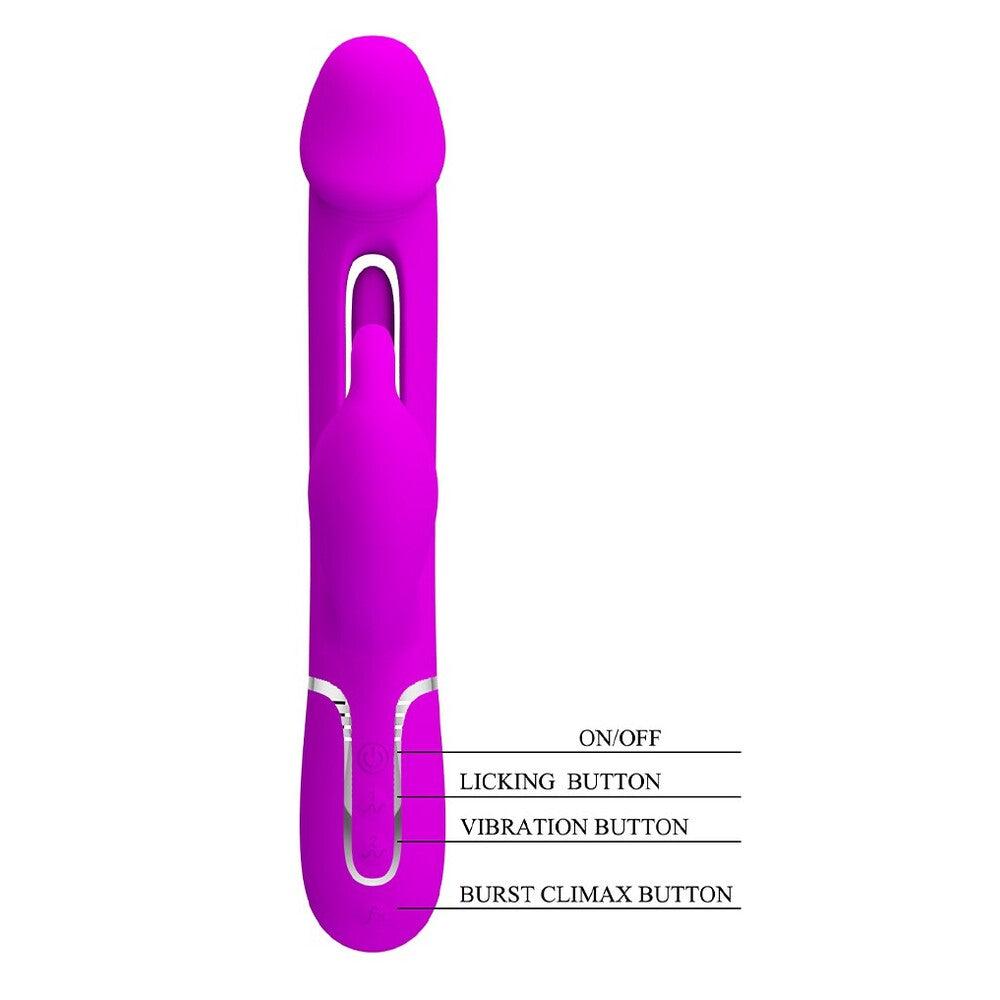 Pretty Love Kampas Rechargeable Rabbit Vibrator - Raptureworks