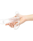 Size Up Clear Penis Vibrating 2 Inch Extender - Raptureworks