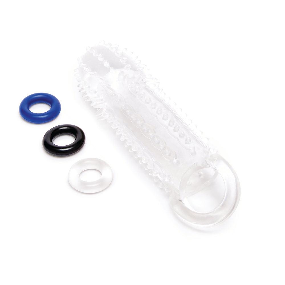 Size Up Clear Textured 1.5 Inch Extender - Raptureworks