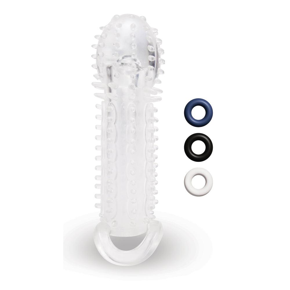 Size Up Clear Textured 1.5 Inch Extender - Raptureworks