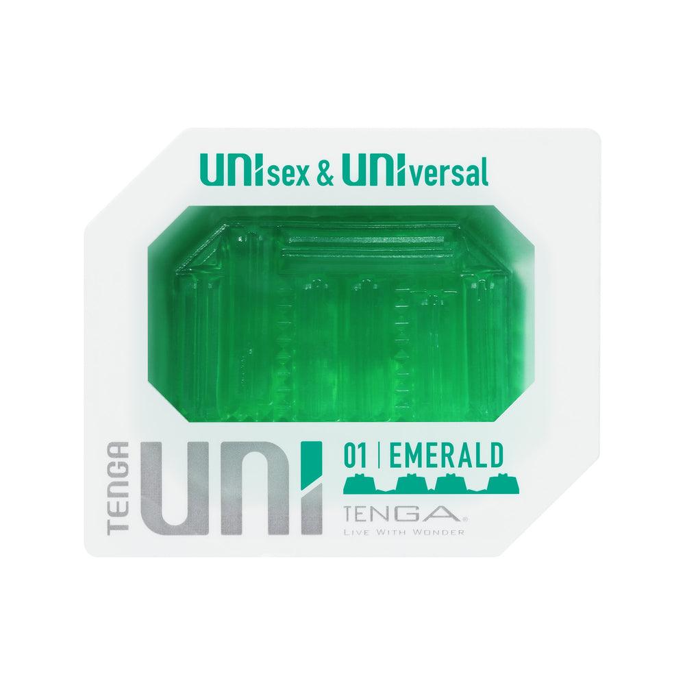 Tenga UNI Emerald Sleeve Masturbator - Rapture Works