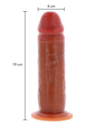 ToyJoy Get Real Silicone Foreskin Dong 7.5 Inch - Raptureworks