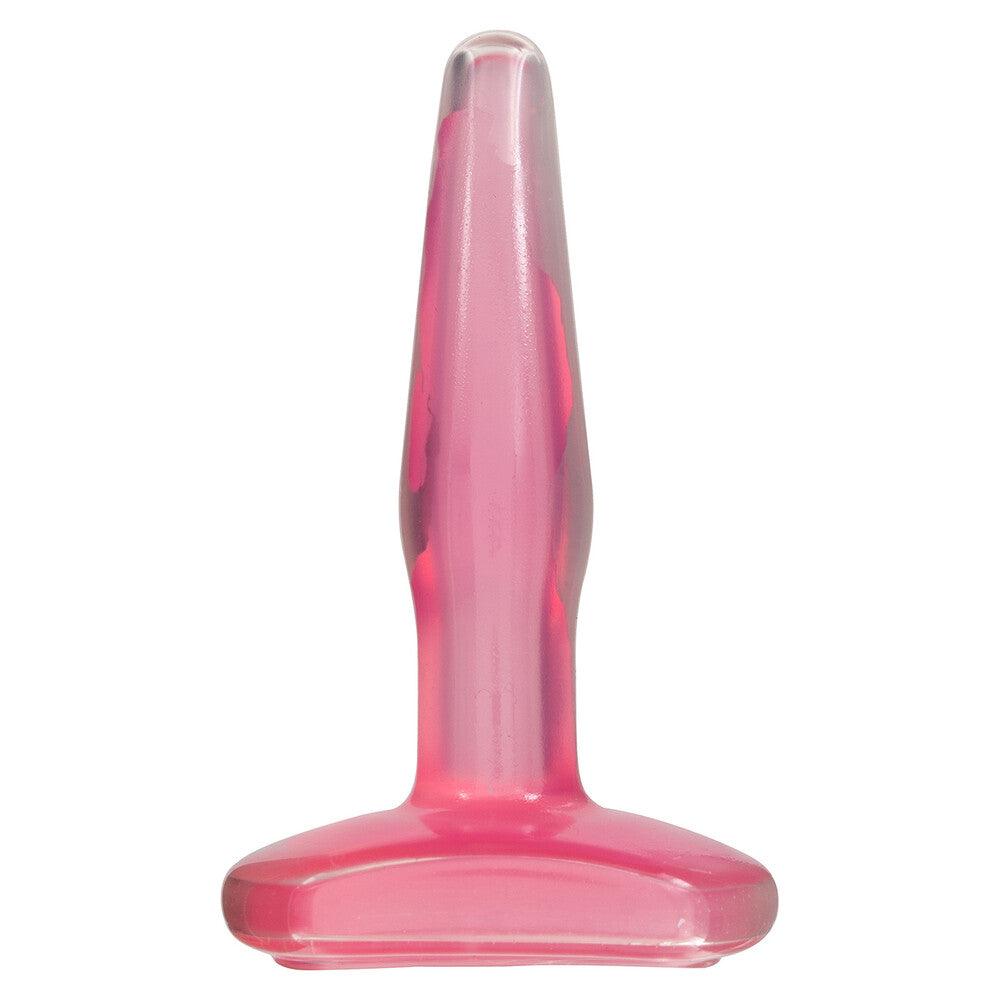 Crystal Jellies Small Butt Plug Pink - Rapture Works