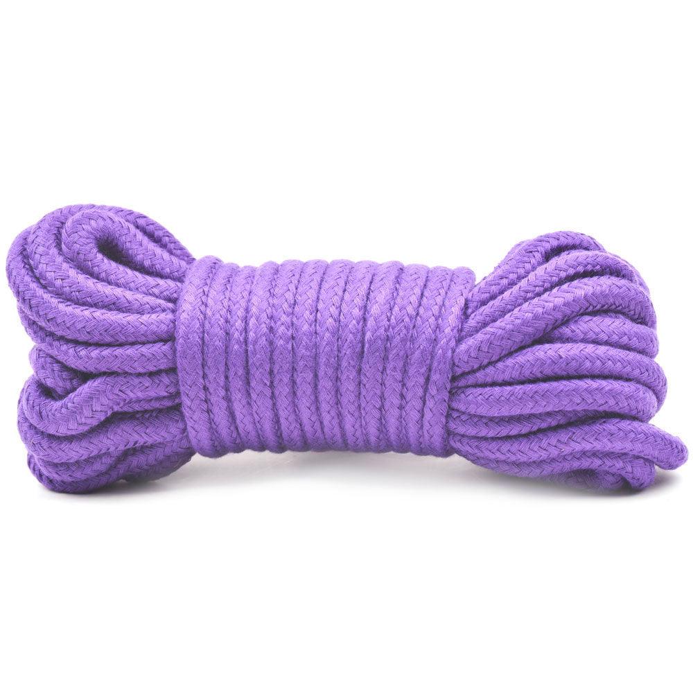 10 Metres Cotton Bondage Rope Purple - Rapture Works